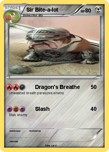 Pokemon Sir Bite-a-lot