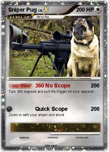 Pokemon Sniper Pug