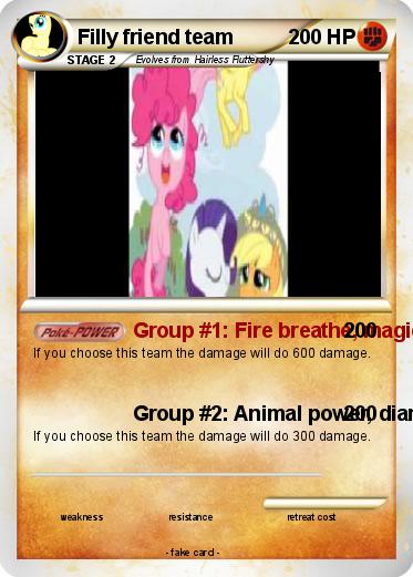 Pokemon Filly friend team