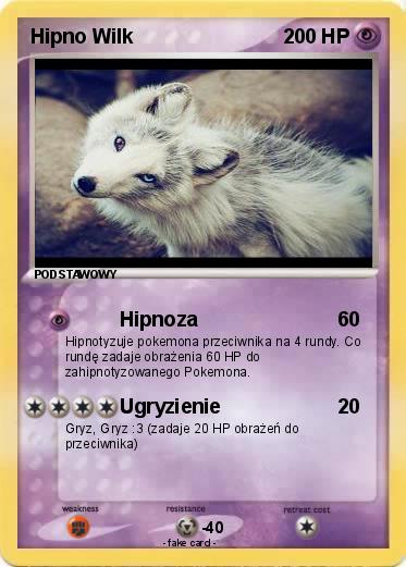 Pokemon Hipno Wilk