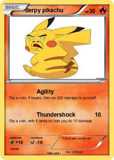 Pokemon derpy pikachu