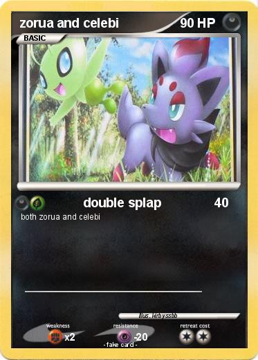 Pokemon zorua and celebi