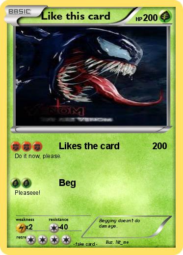 Pokemon Like this card