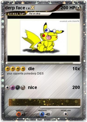 Pokemon derp face