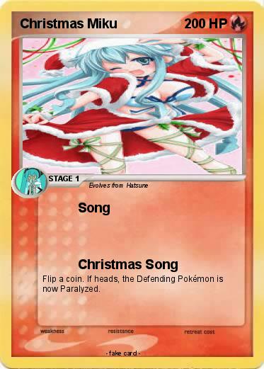 Pokemon Christmas Miku