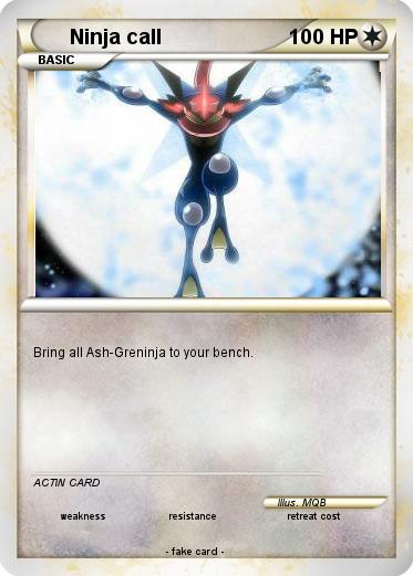 Pokemon Ninja call