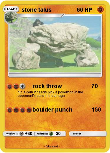 Pokemon stone talus