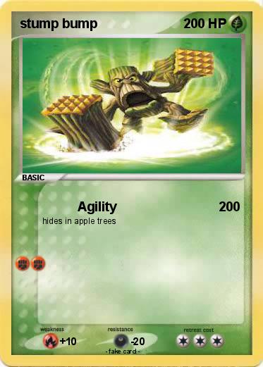 Pokemon stump bump