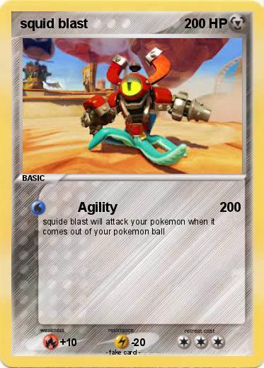 Pokemon squid blast