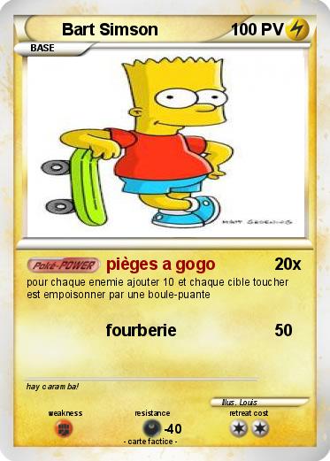 Pokemon Bart Simson