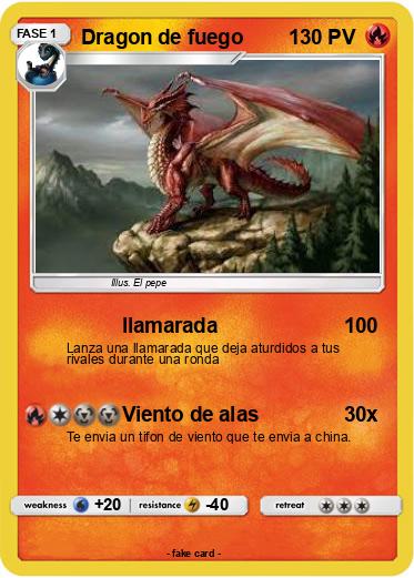 Pokemon Dragon de fuego