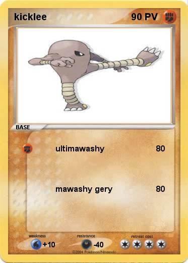 Pokemon kicklee