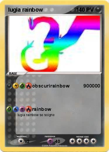 Pokemon lugia rainbow