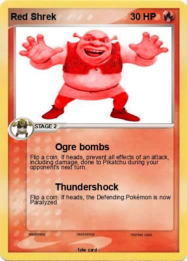 Pokemon Red Shrek