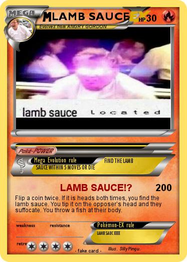 Pokemon LAMB SAUCE