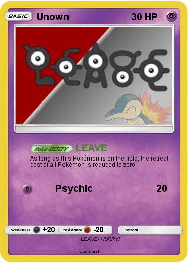 Pokemon Unown