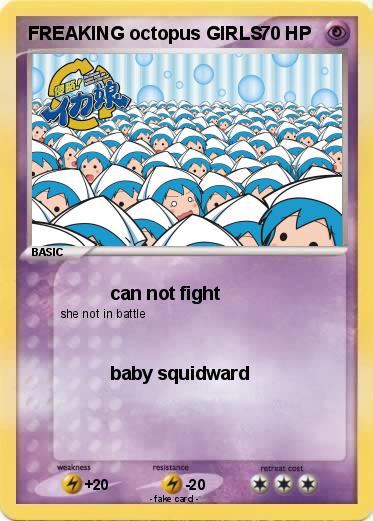 Pokemon FREAKING octopus GIRLS