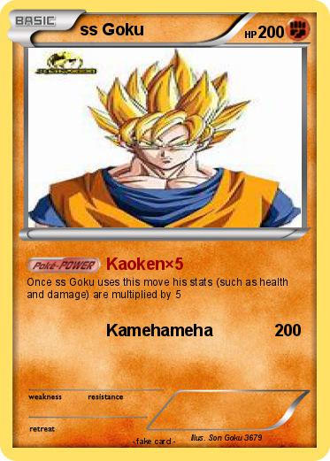 Pokemon ss Goku