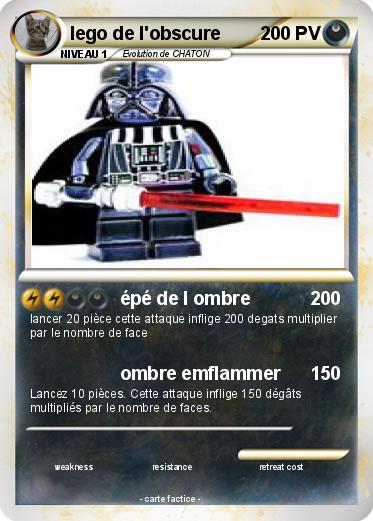 Pokemon lego de l'obscure