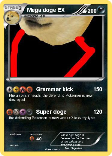 Pokemon Mega doge EX