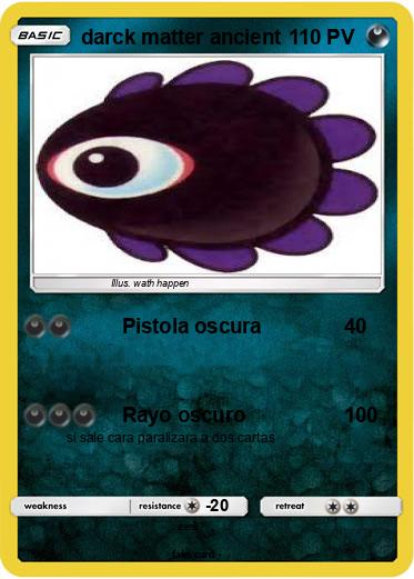 Pokemon darck matter ancient