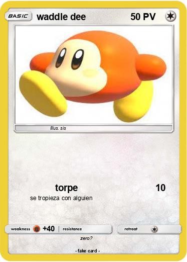 Pokemon waddle dee