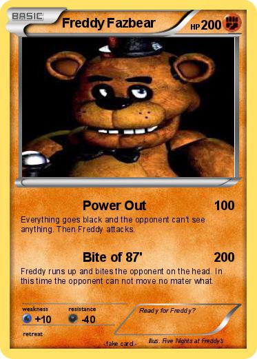 Pokemon Freddy Fazbear