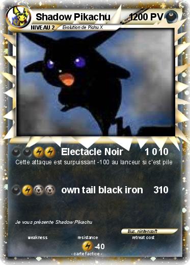 Pokemon Shadow Pikachu       1
