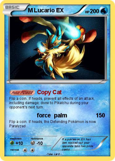 Pokemon M Lucario EX