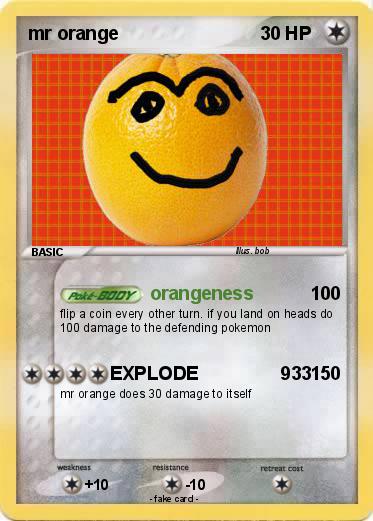 Pokemon mr orange