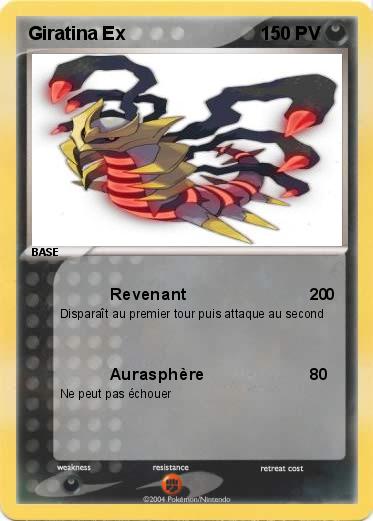 Pokemon Giratina Ex