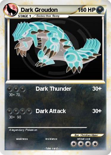 Pokemon Dark Groudon