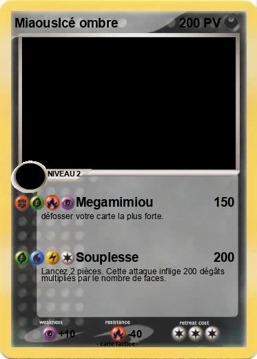 Pokemon Miaouslcé ombre