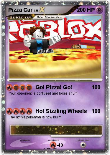 Pokemon Pizza Car