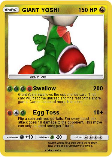 Pokemon GIANT YOSHI