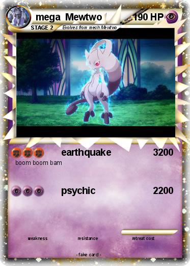 Pokemon mega  Mewtwo