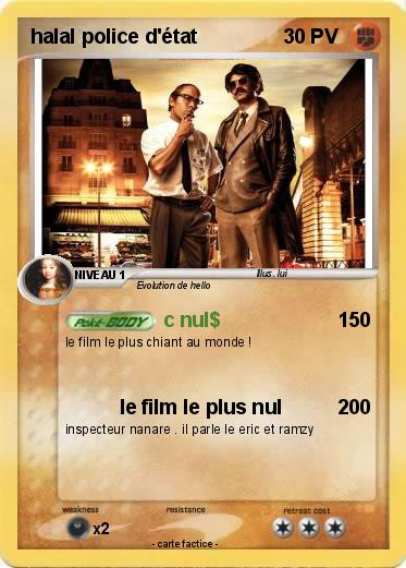 Pokemon halal police d'état