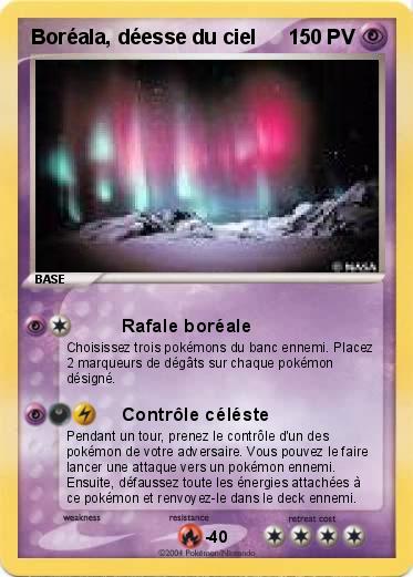 Pokemon Boréala, déesse du ciel