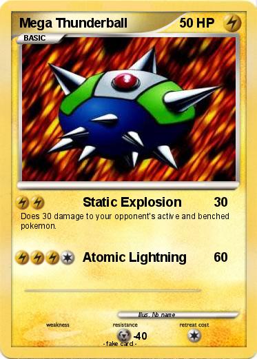 Pokemon Mega Thunderball