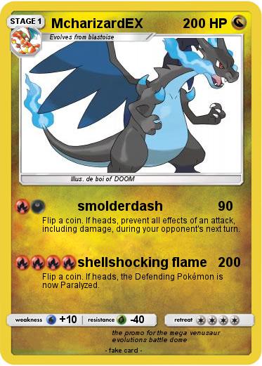 Pokemon McharizardEX