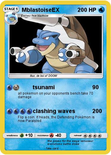 Pokemon MblastoiseEX