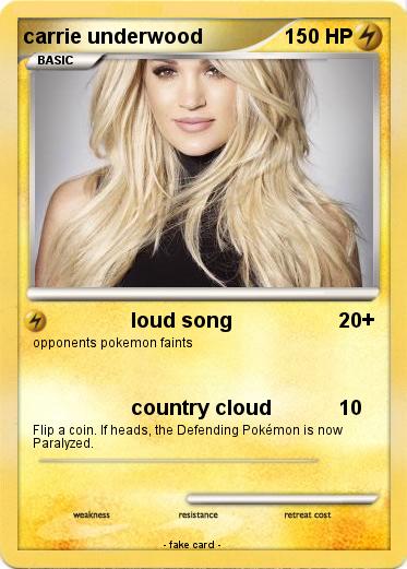 Pokemon carrie underwood