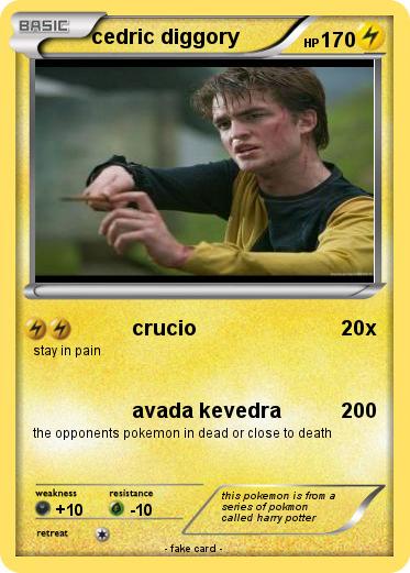 Pokemon cedric diggory