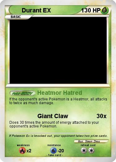 Pokemon Durant EX