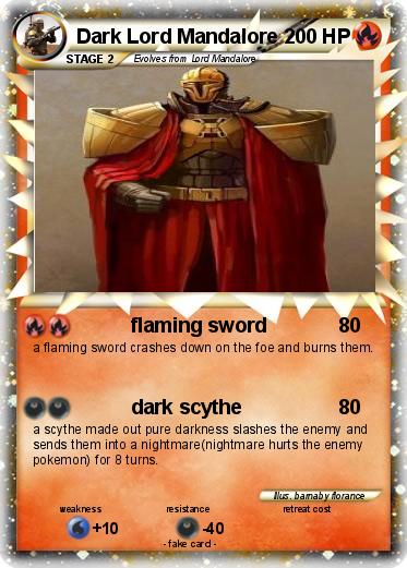 Pokemon Dark Lord Mandalore