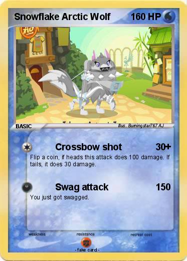 Pokemon Snowflake Arctic Wolf
