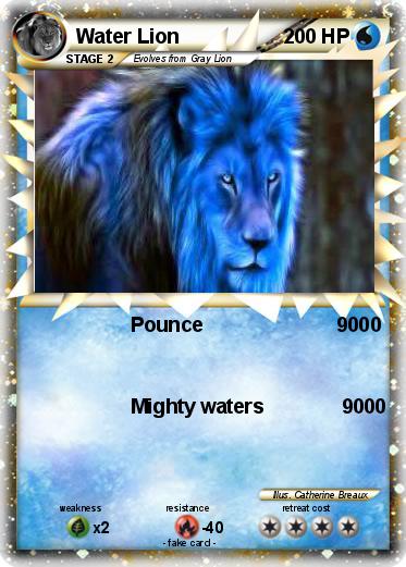 Pokemon Water Lion
