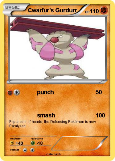 Pokemon Cwarfur's Gurdurr