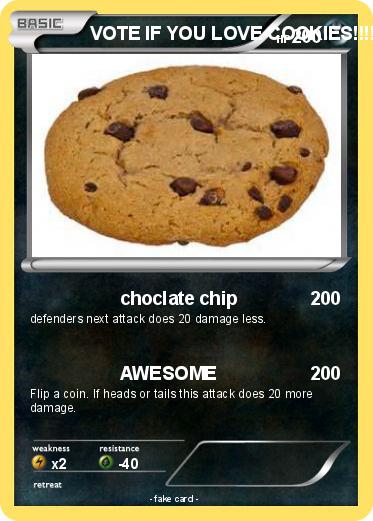 Pokemon VOTE IF YOU LOVE COOKIES!!!!!!!!!!!!