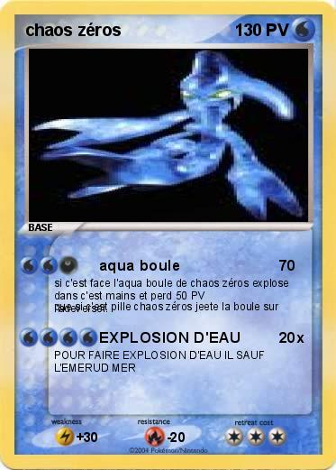 Pokemon chaos zéros
